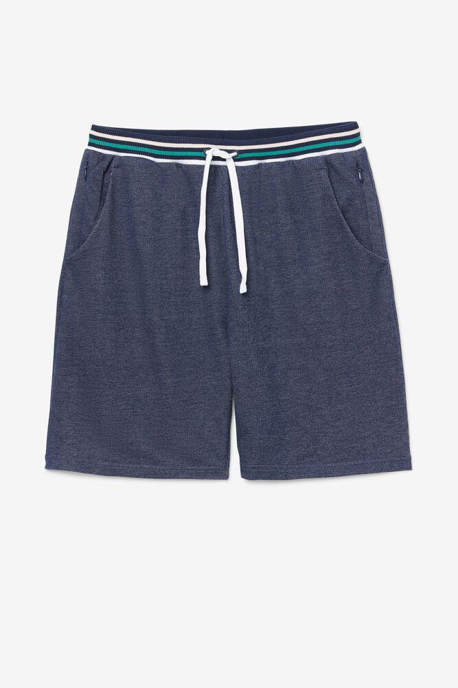 Fila Shorts Foracker Mens Navy - India GAU-120648